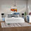 Ensemble de chambre avec lit plateforme 5 pièces Rochdale 