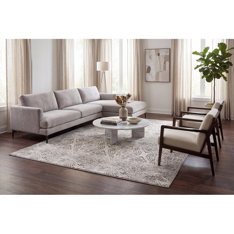 Geometric Indoor Rug, Rectangle 7'10" x 10'10"