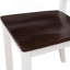 Ensemble de salle à manger 5 pièces en bois avec chaises ergonomiques à haut dossier pour des réunions de cuisine confortables-1223386896