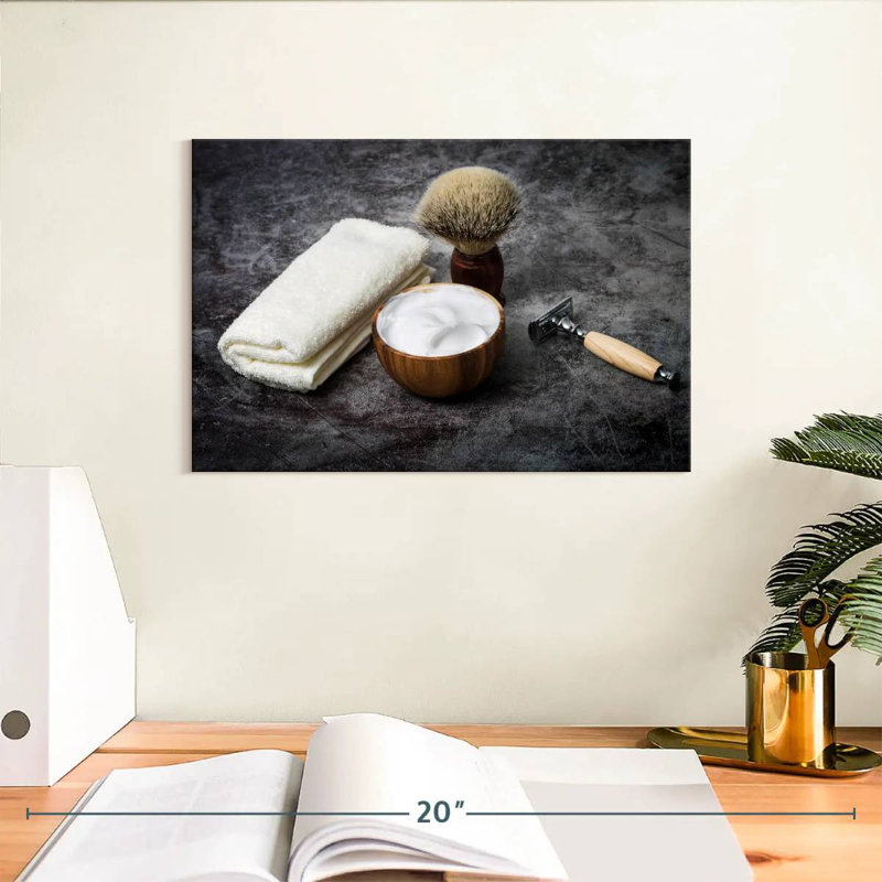 Shaving Set, 8" H x 12" W