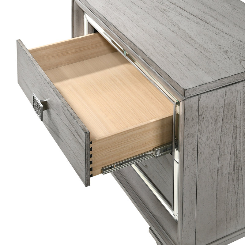 Table de chevet 2 tiroirs Contemporary