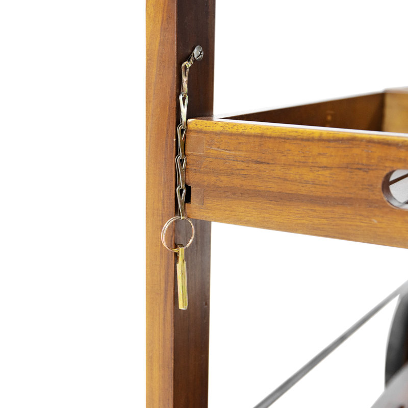 Chariot-bar en bois Porsha