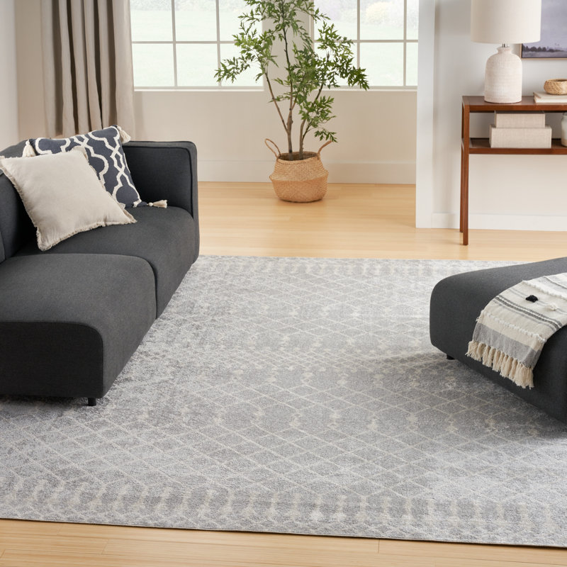 Tapis gris Athalla, Rectangle 7 pi 10 po x 10 pi