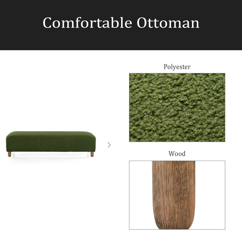 Comfortable Ottoman, Green