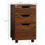 Classeur de bureau avec tiroir sous le bureau avec roulettes Classeur en bois-1736724500