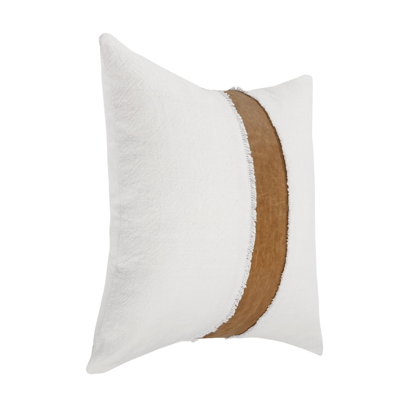 Abstract Throw Pillow Cover & Insert, Ivory/Dumont
