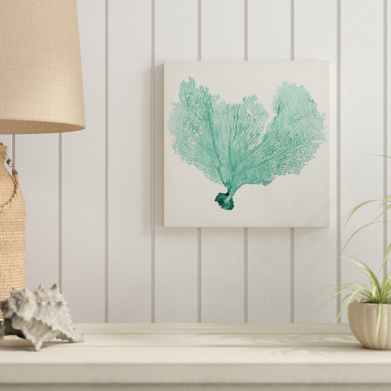 Sea Fan VI, impression sur toile, H 12 po x l 12 po, Toile tendue