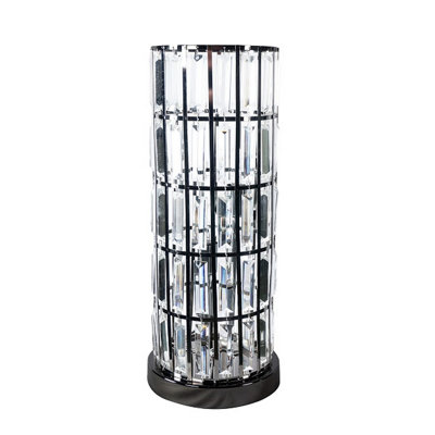 Huzayfah Nickel Table Lamp