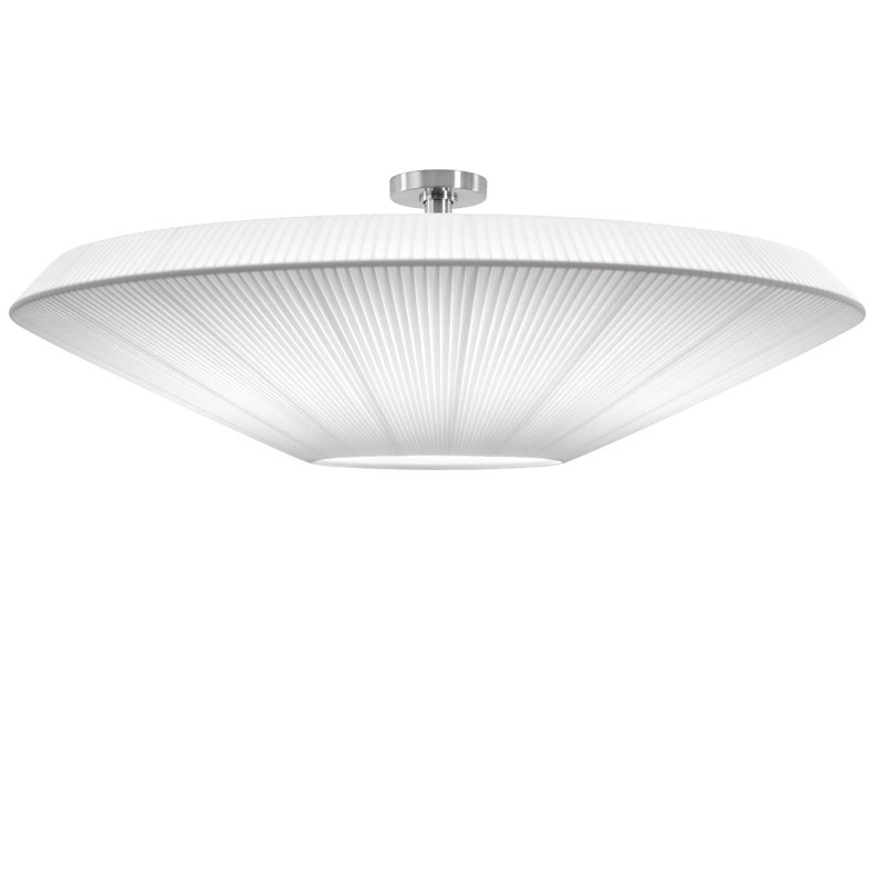 Siam 6 - Light Flush Mount, White, 6