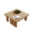 Mid Century Modern Wood Coffee Table For Livingroom, Free Adjustable Side Table, 2 Pieces-1742002733
