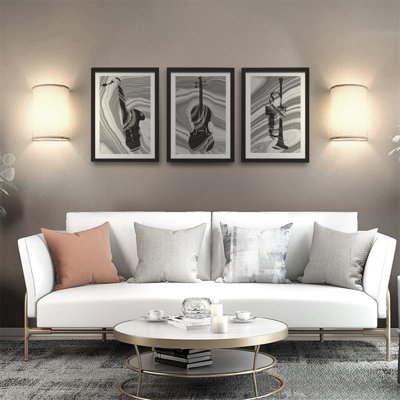 Tatevik Upgraded Plastic LED Flush Mounted Sconce