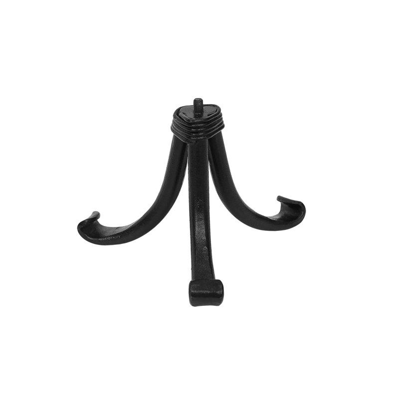 Aspen Leaf Copper Birdbath with Wrought Iron Tripod Stand