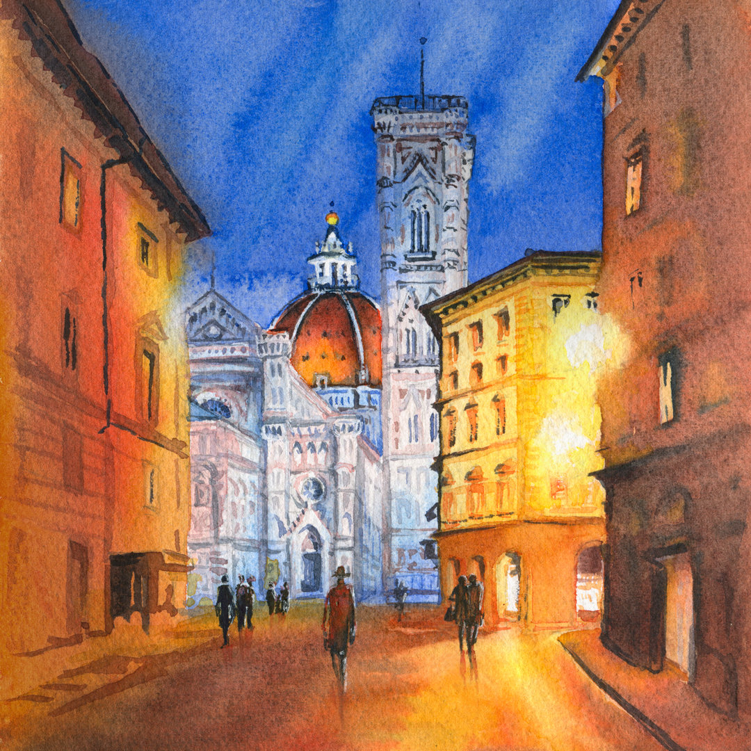 Piazza Del Duomo von KavalenkavaVolha - Kunstdrucke auf Leinwand