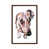 Toile avec cadre en bois brun classique n'est pas disponible