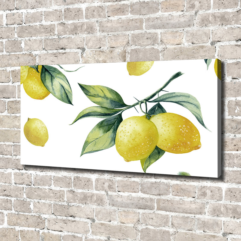 Lemons - No Frame Print on Canvas