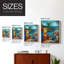 «NAUTICAL Series», impression encadrée en bois massif-865979118-865979104