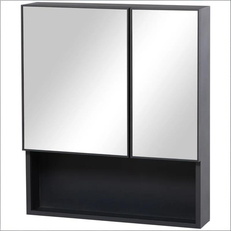 Armoire de rangement murale élégante, armoire de rangement murale à miroir