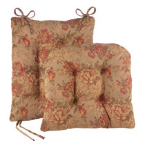 Universal Indoor Rocking Chair Cushion Alcott Hill Fabric: Cream