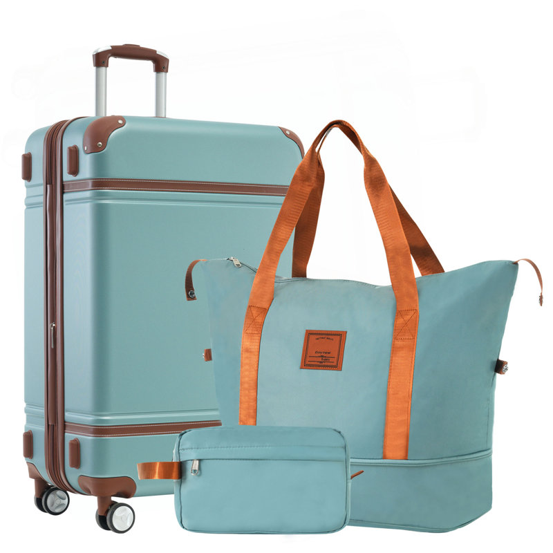 Ensembles de valises rigides avec sacs Hardshell, Green