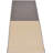 Custom Size Non Slip Solid Color Grey Low Pile Slip Resistant Hallway Runner Rugs by Feet
