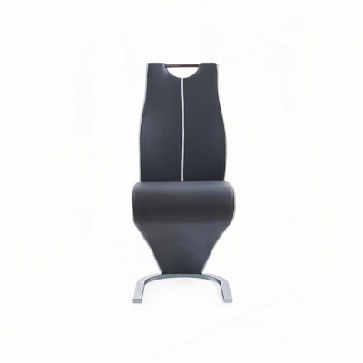 Chaise de salle à manger en similicuir