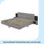 Lit plateforme flottant en bois avec lumières DEL et table de chevet-110744469-110744465