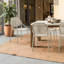 Ensemble de 4 chaises de patio taupe naturel Modern Modern-1411009597