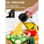 Gadgets de cuisine, pulvérisateur d'huile pour la cuisson 2 pièces, distributeur d'huile pour la cuisine, distributeur d'huile 2 en 1 et pulvérisateur d'huile
