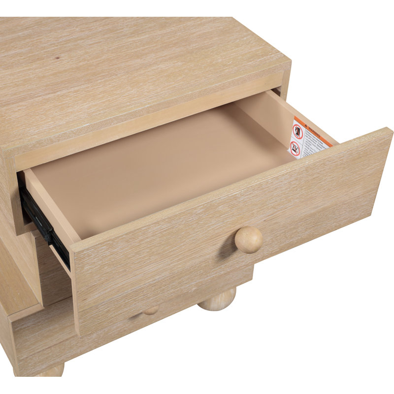 Table de chevet Deluca, Naturel