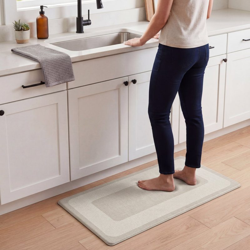 Tapis de cuisine Chef Gear Hettie, Beige, 32"L x 18"H