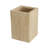 Handmade Magnesium Oxide Rectangle Planter, 19.79" H, 13.1" Dimensions, Antique Brown, Ready - To Use, Drainage Hole Planter Box, Tall, W X D, No Assembly, With Plug-1395392252