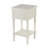 Markley Wood Storage 1 Drawer and 1 Shelf Side End Accent Table with Turned Legs-1788692302