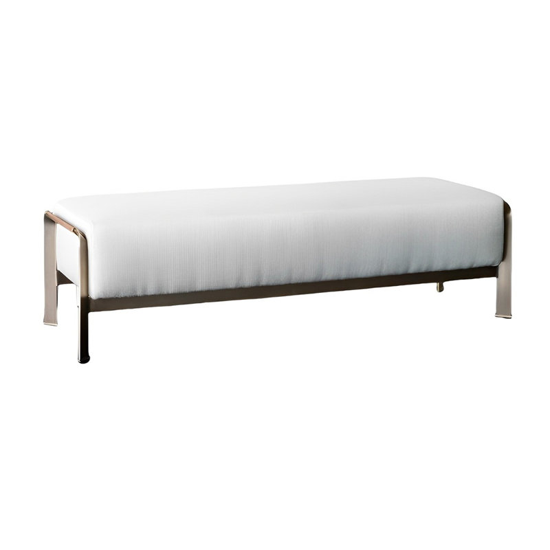 Banc rembourré en polyester de style italien