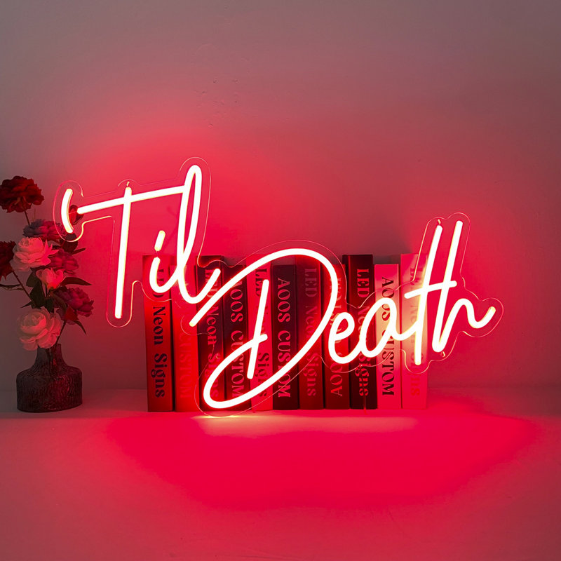 No Subject Themed Neon Sign
