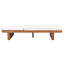 Ensemble de chaises longues 2 pièces en bois d'acacia Ghodke