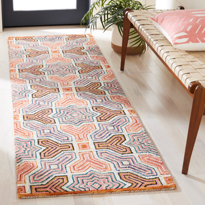 Deyoung Hand Tufted Wool Geometric Rug