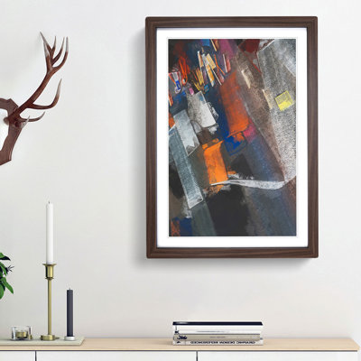 Strokes of Colour in Abstract - Framed Print