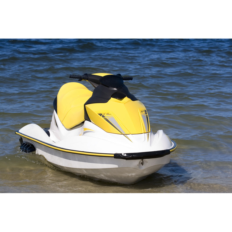 Yellow Jet Ski by Hanis