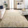 Adie Damask Ivory/Gold Area Rug