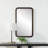 Jebria Aluminum Rectangle Wall Mirror