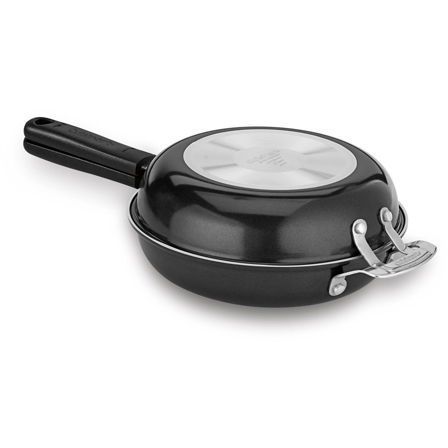 Cuisinart 2-Pack Cast Iron Non-Stick Griddle and Pan Set in the Grill  Cookware department at