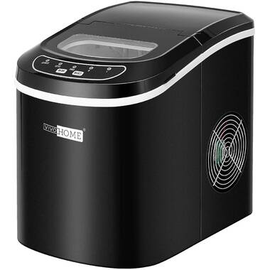 Igloo 33-lb Flip-up Door Countertop or Portable Bullet Ice Maker (Black) in  the Ice Makers department at