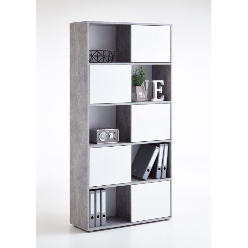 90cm W Standard Bookcase, Grey