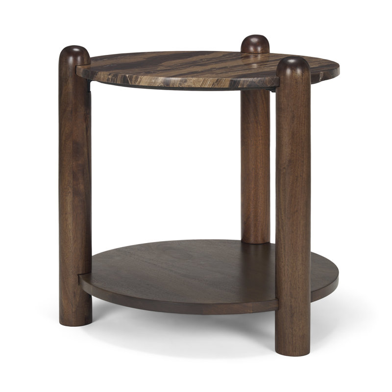 Ohman Marble Top End Table