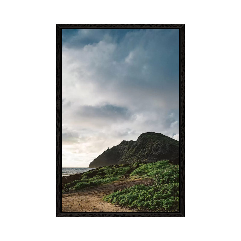 Makapu'u Point Lighthouse by Bethany Young - Print on Canvas, 101.6cm H x 66.04cm W x 3.81cm D, Black Framed