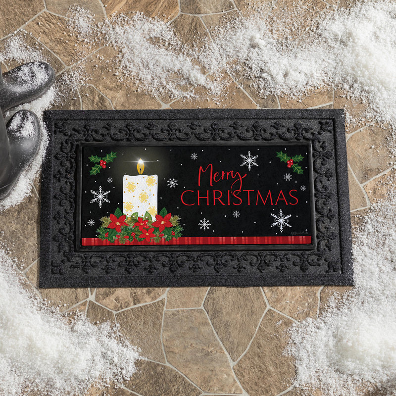 Tapis Merry Christmas Candle Sassafras