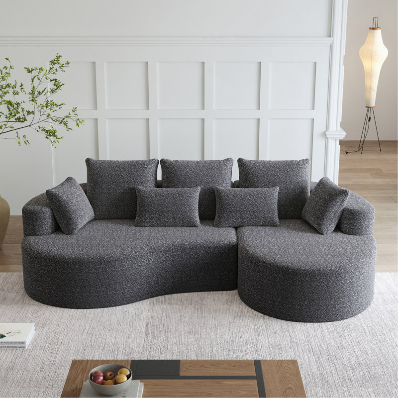 Canapé modulaire surdimensionné Modern, Gris