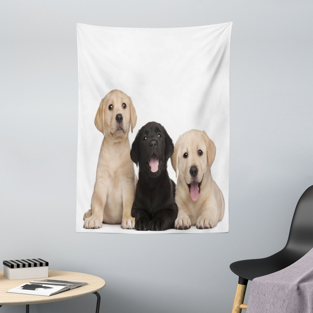 Wandbild Hundeliebhaber Labrador-Welpen