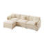 3 Seater Chenille Sofa-2093860863