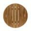 Table d'appoint 16 po en bois, finition, avec élégance rustique pour les espaces extérieurs et le confort